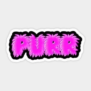 Purr Sticker